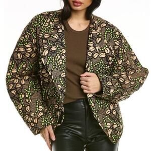 A.L.C.  Women's Oversized One Button Emory Quilted Jacket Multi Size Medium NWT